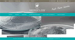 Desktop Screenshot of heroflon.com